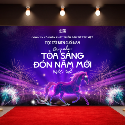 [Giá Xưởng] Backdrop Công Ty 2026 Theo Yêu Cầu Trong Ngày Mẫu Sẵn